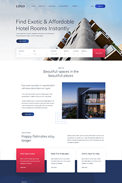 Hosting Company Layout Preview