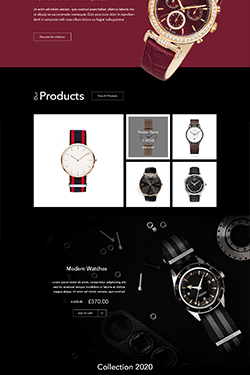 Hosting Company Layout Preview