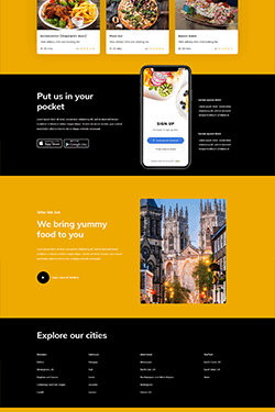 Hosting Company Layout Preview