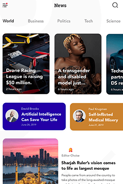 Hosting Company Layout Preview